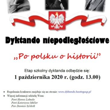 Po polsku o historii – dyktando niepodległościowe